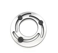 Hydraulic Three Jaw Chuck, Hydraulic 3 Jaw Boring and Forming Ring with Soft Jaws Multiple Sizes(Hydraulic 3-jaw 10in)