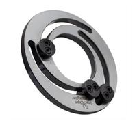 Hydraulic Three jaw Chuck, Hydraulic 3 Jaw Chuck Adjustable Soft Jaw Boring Ring 4-10 Inch CNC Lathe Precision 0.005(6 Inch)