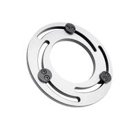Hydraulic Three jaw Chuck, Hydraulic 3-Jaw Chuck Adjustable Soft-Jaw Boring Ring Forming Repair Fixture 4-10 inches(6 Inch)
