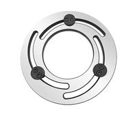 Hydraulic Three jaw Chuck, Hydraulic 3-Jaw Chuck Jaw Repairer Boring Ring for CNC Lathe 4-10 Inches(Hydraulic 3-jaw 10in)
