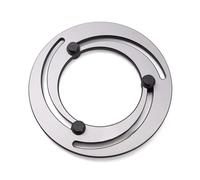 Hydraulic Three jaw Chuck, Hydraulic 3 Jaw Chuck Window Fastener Soft-Jaw Boring Ring Trimmer 42CrMo Multiple Sizes(Hb Coupling 6-12)
