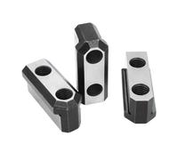 Hydraulic Three-Jaw Chuck T-block Hollow/Medium Solid Soft Claw Valve Block Connection Block Chuck T-shaped Block(JNT 10 inch)