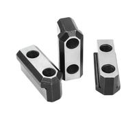 Hydraulic Three-Jaw Chuck T-block Hollow/Medium Solid Soft Claw Valve Block Connection Block Chuck T-shaped Block(JNT 5 inch)