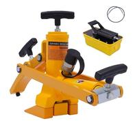Hydraulic Tire Bead Breaker Tool Kit - 10000PSI Heavy Duty with Foot Pump & Air Hose, 2.3L Reservoir for Tractor Trucks & Lawn Mowers