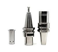 Hydraulic Tool Holder BT30 BT40 Milling Chuck Holder - 20CrMnTi Material, 0.003mm Accuracy, 58-60 HRC Hardness,1pcs(BT30-PHC10-75L)
