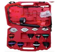 Hydraulic Tools, 14 Pieces Of Water Tank Pressure Leak Detection Leak Tester Kit Antize Coolant Vacuum Filling Pressure Changer Tool Plastic,Easy operation