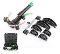 Hydraulic Tube Bender Kit, 90° Copper Pipe Bender, Forward and Reverse Bending, 1/4"-7/8" with 7 Dies, Heavy Duty for HVAC, Air Conditioning and Refrigeration