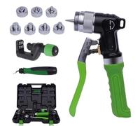 Hydraulic Tube Expander and Swaging Tool Kit with Cutter for Efficient Copper Pipe Work
