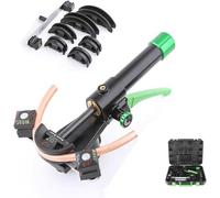 Hydraulic Tubing Bender Kit with Manual Ratchet Tool Set for Precision Bending of Metal Pipes