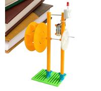 Hydraulic Turbine Generator - Hydroelectric Kit | Crank for Student Physical Experiments | Build Your Own Scientific Model, Production Manual Energy