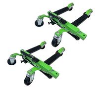 Hydraulic Vehicle Positioning Wheel Trolly Skate Dolly Jack 680kg Capacity 2pc