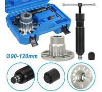 Hydraulic Wheel Hub Puller 12 Tonne Power For 4 And 5 Stud Hubs With Hammer Set