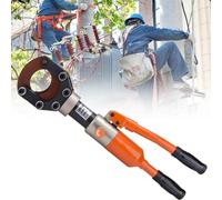 Hydraulic Wire Crimper, Hydraulic Cable Cutter,Hydraulic Cable Scissors, Manual Hydraulic Crimping Tool for Cutting Armored Cable (50mm)