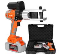 Hydraulic Wire Crimping Tool, 18V Battery Powered Crimper for 10-300mm² Copper Aluminum Electrical Connectors, Portable Hand Tool for Professionals