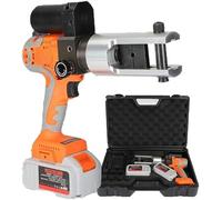 Hydraulic Wire Crimping Tool - 18V Rechargeable Electric Crimper for Copper and Aluminum Terminals, Battery Powered