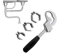 Hydraulic wrench for tight spaces | Adjustable pipe repair tool | Battery spanner - For Pipes, Tight Spaces, Bathroom, Home, Hotel, Dorm