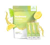 Hydrava Electrolyte Sachets | 30 Pack | Sugar Free Electrolytes with Sodium, Magnesium, Vitamin C & More | Rehydration Powder with All Natural Flavours and Zero Sugar | Lemon and Lime