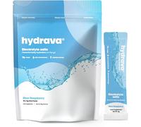 Hydrava Electrolytes | Electrolyte Hydration Sachets with Sodium, Magnesium, Vitamin C, & More | Zero Sugar, Advanced Electrolyte Powder for Daily Use | Blue Raspberry | 30 Sticks