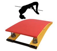 Hydravex 4 Springs Gymnastics Springboard, Vault Training Board, Sturdy Wood Frame, High-Rebound Springs, Non-Slip Felt Mat, Spring Boards Gymnastics for Home and Outdoor 60X120CM