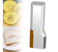 Hydravex Handheld Food PrintPen Portable Coffee PrintPen Latte Art Macaron Cookie DIY Design Printer with Ink,Brown