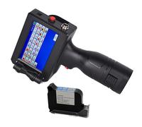 Hydravex Portable Inkjet Printer, Printing Height 0.07~0.5 Inch Handheld Printer with Quick-Drying Ink Cartridge Inkjet Coder for Expire Date QR Code Barcode Batch Number Variable Text