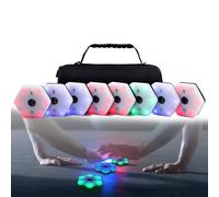 Hydravex Reaction Training Lights, Smart Agile Reaction Fitlight with App Exercises Lights to Improve Speed Agility Training Reflex, Focus, Exercise for Leisure, Boxing Reflex, Fun 8lights