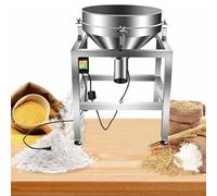 Hydravex Stainless Steel Automatic Vibrating Sifter Machine, Commercial Sieve Mac with 40 & 100 Mesh Screens, Food-Grade Electric Sieve Shaker for Flour Powder 70W