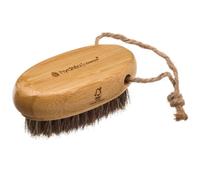 Hydrea London Glam Bamboo Nail Brush With Combination Bristle In Brown Brown One Size