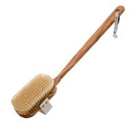 Hydrea London Luxe Olive Wood Body Brush With Natural Bristle In Brown Brown