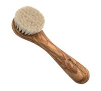 Hydréa London Premium Olive Wood Facial Brush - Super Soft Exfoliating Natural Bristle