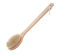 Hydrea London Body Brush - Long Handled Exfoliating Back Scrubber with Natural Bristle, Exfoliating Body Scrubber, Helps Improve Lymphatic Drainage - FSC® Certified Beechwood.
