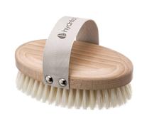 Hydrea London Pro Wet & Dry Body Brush With Natural Bristle Natural