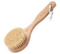 Hydrea London Dry Body Brush - Premium Exfoliating Cactus Bristle Skin Scrubber, Vegan Cellulite Remover for Lymphatic Drainage, FSC® Certified Beechwood