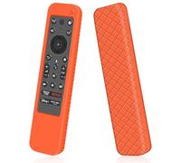 Hydream Silicone Protective Case for Sony RMF-TX920U RMF-TX910U RMF-TX900U TV Remote Controls Non-Slip Shockproof Silicone Case Cover Case for Sony RMF-TX810U RMF-TX800U Remote (Orange)
