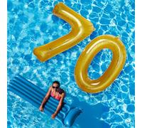 HyDren 48 Inch Inflatable Number Pool Float - Giant Balloon Style Birthday Pool Party Decoration, Summer Outdoor Floating Fun, Large Inflatable Photo Prop for Teens, Adults, Women and Men