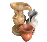 Hydria Fountainhead Greek Water Cascade, Fountain Accessories, Easy Application, 3 Greek Pots, Indoor and Outdoor, Use, Decorative Solution for Your Hydria (Sold Separately), British Brand