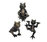 Hydria Fribett the Frog & Companions, Fountainhead, Two Collectibles, Fountain Accessories, Easy Application, Indoor and Outdoor, Decorative Solution for Your Hydria, set of 3, British Brand
