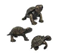 Hydria Turtle Family Set, Fountainhead, Two Collectibles, Fountain Accessories, Easy Application, Indoor and Outdoor, Decorative Solution for Your Hydria, Set of 3, British Brand