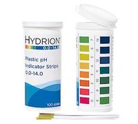 Hydrion 9800 plastic pH indicator strips, 0.0 to 14.0, flip top vial packaging