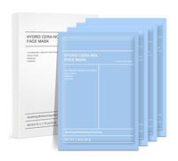 HYDRO CERA-NOL Hydrogel Face Mask 4 Pcs, Hyaluronic Acid Sheet Masks