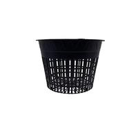 Hydro Crunch D94001114-24PC 6" Mesh Pot Set (24-Pack), 6-inch, Black