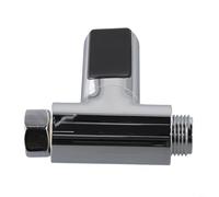 Hydro-Electric Powered Shower Water Thermometer With Real-Time Digital Temperature Readout For 1/2 Inch Shower Connections