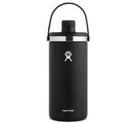 Hydro Flask 128 oz. Oasis Water Jug Stainless Steel, Reusable, Vacuum Insulated Leak Proof Cap,Black