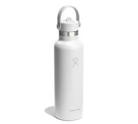 Hydro Flask | 21oz Standard Mouth | Flex Straw Cap | White 21 oz