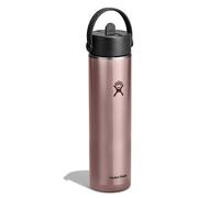 Hydro Flask - Lightweight Wide Flex Straw Cap Bottle 710 ml (24 oz) - Stainless Steel, Leakproof with Strap - Insulated Cold 24 Hrs - Dishwasher Safe - Quartz