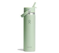 Hydro Flask 24 Oz Wide Flex Straw Cap Bottle - Insulated Stainless Steel - Wide Straw Lid, Non Spill, Leakproof in Aloe
