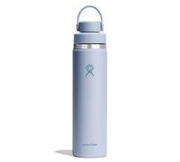 Hydro Flask 24 Oz Wide Mouth Chug Cap Water Bottle - Insulated Stainless Steel with Leakproof closeable lid for Cold Water Drinks, Sports, Travel, car and School in Surf