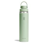 Hydro Flask 24 Oz Wide Mouth Chug Cap Water Bottle - Insulated Stainless Steel with Leakproof closeable lid for Cold Water Drinks, Sports, Travel, car and School in Aloe