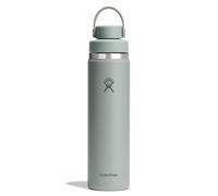 Hydro Flask 24 Oz Wide Mouth Chug Cap Water Bottle - Insulated Stainless Steel with Leakproof closeable lid for Cold Water Drinks, Sports, Travel, car and School in Tonal Agave