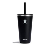 Hydro Flask 28 Oz All Around Tumbler Straw Lid Black